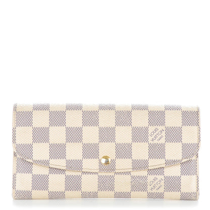 Louis Vuitton Damier Azur Emilie Wallet 1 of 10