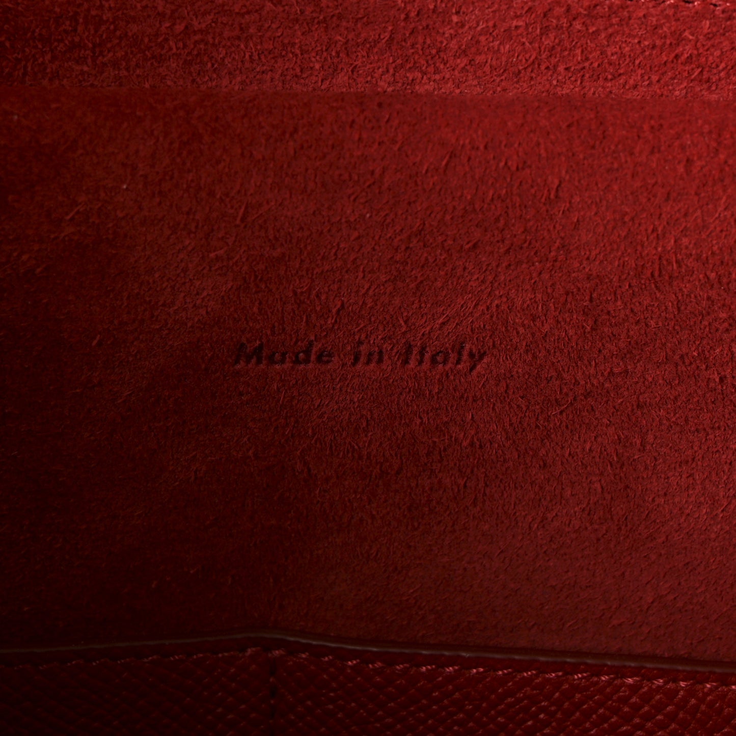 Grained Calfskin Mini Belt Bag Coquelicot