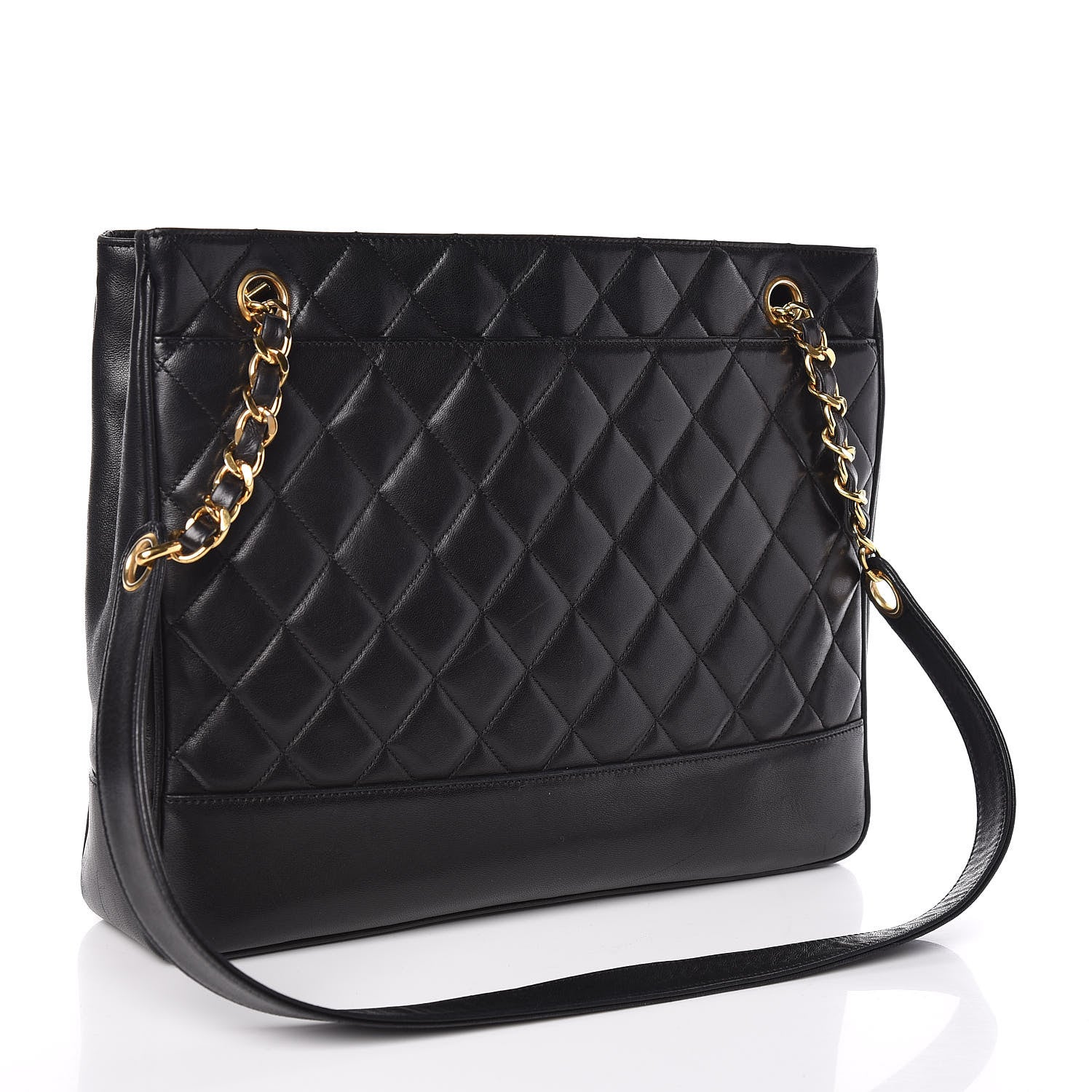 Chanel Lambskin Quilted Shoulder Bag Black 3 of 11