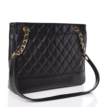 Chanel Lambskin Quilted Shoulder Bag Black 3 of 11