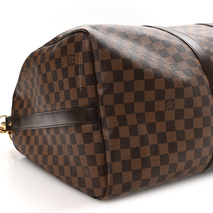Louis Vuitton Damier Ebene Keepall Bandouliere 55 8 of 10