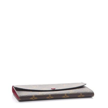 Louis Vuitton Monogram Emilie Wallet Fuchsia 4 of 8