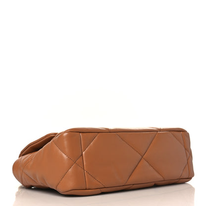 Chanel Lambskin Quilted Medium Chanel 19 Flap Brown 4 of 10