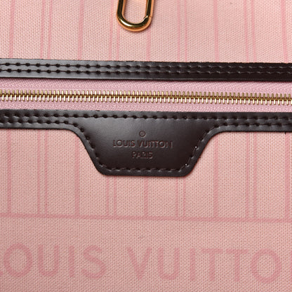 Louis Vuitton Damier Ebene Neo Neverfull MM Rose Ballerine 5 of 7