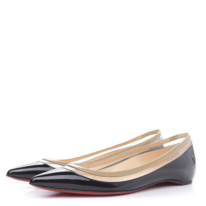 Christian Louboutin Patent Paulina Flats 35.5 Black 3 of 12