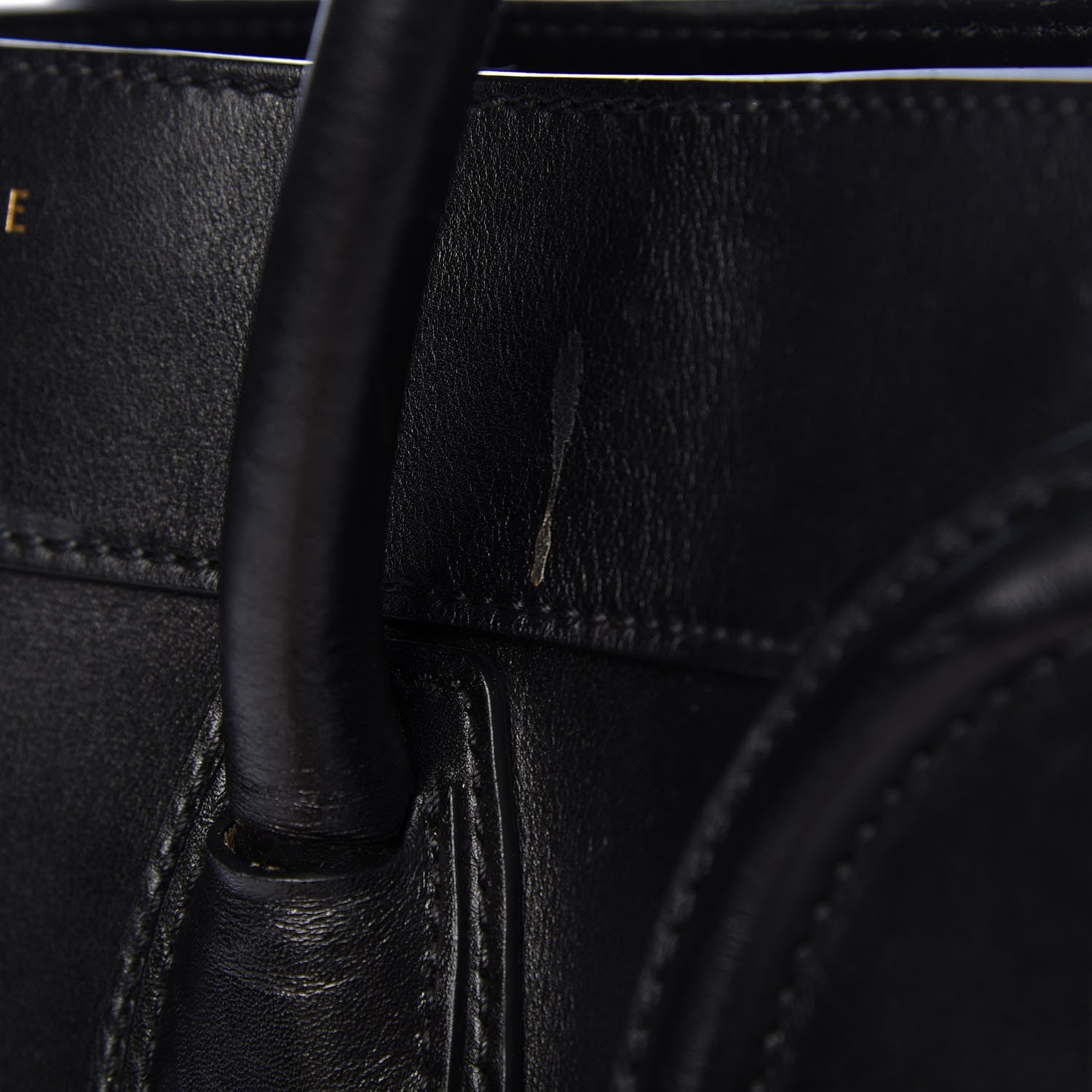 Celine Smooth Calfskin Mini Luggage Black 25 of 33