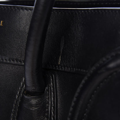 Celine Smooth Calfskin Mini Luggage Black 25 of 33