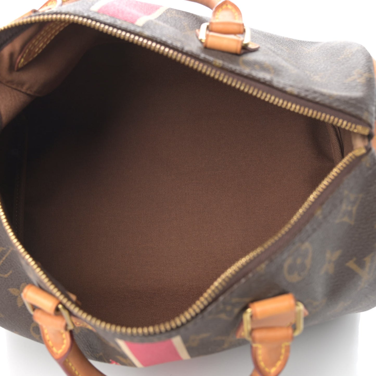 Monogram My LV Heritage Speedy 30 Fuchsia Ivory