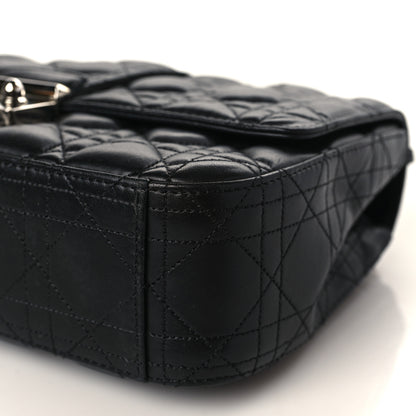 Christian Dior Lambskin Cannage Medium Miss Dior Flap Black 9 of 9