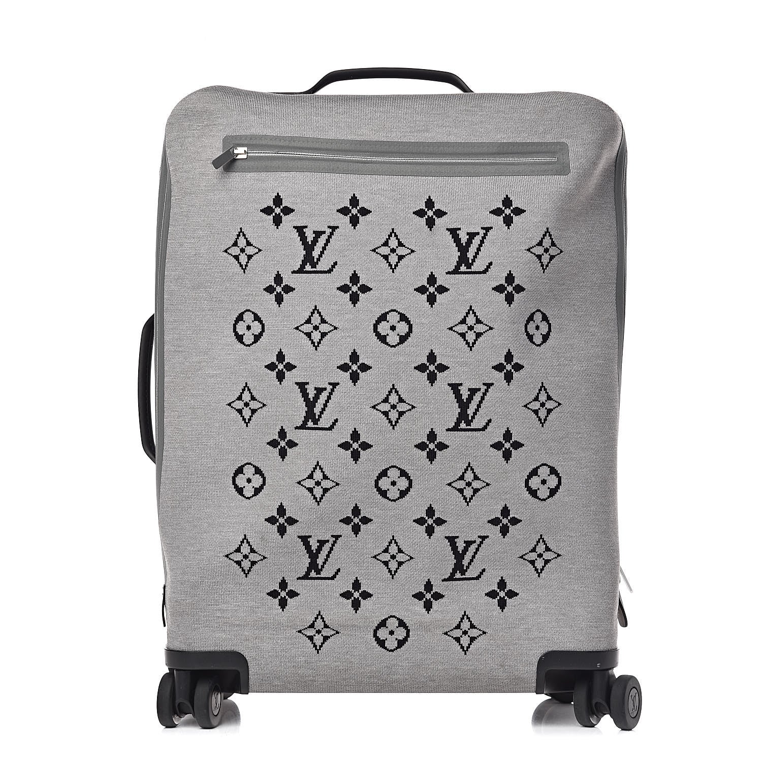 Louis Vuitton Knit Monogram Horizon Soft 55 Suitcase Grey 1 of 18