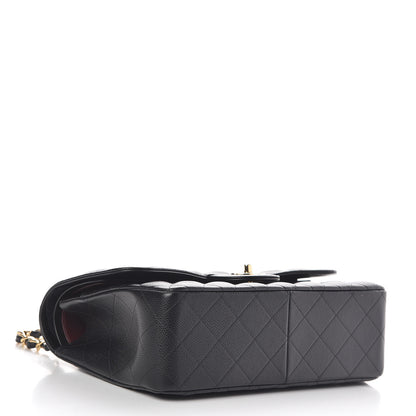 Chanel Caviar Quilted Jumbo Double Flap Black 4 of 11