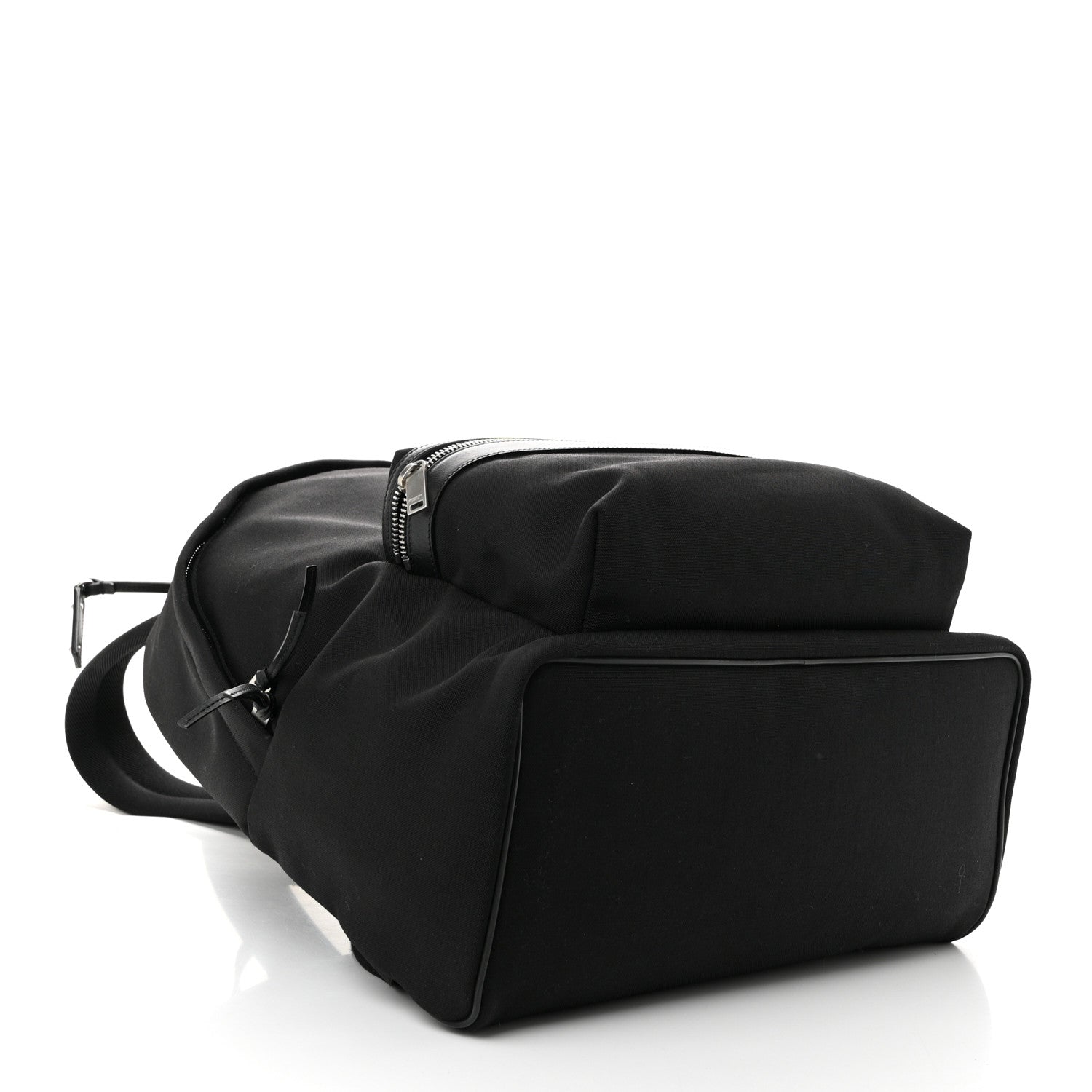 Saint Laurent Canvas City Backpack Black 4 of 10