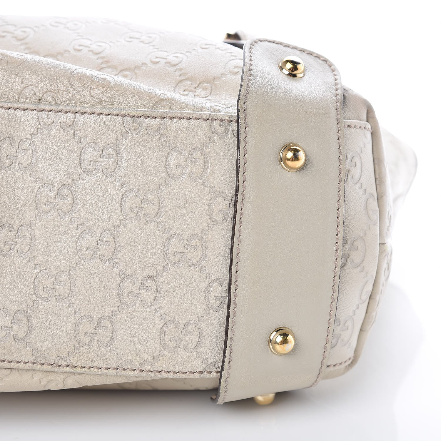 Gucci Guccissima Small Pelham Shoulder Bag Off White 14 of 15