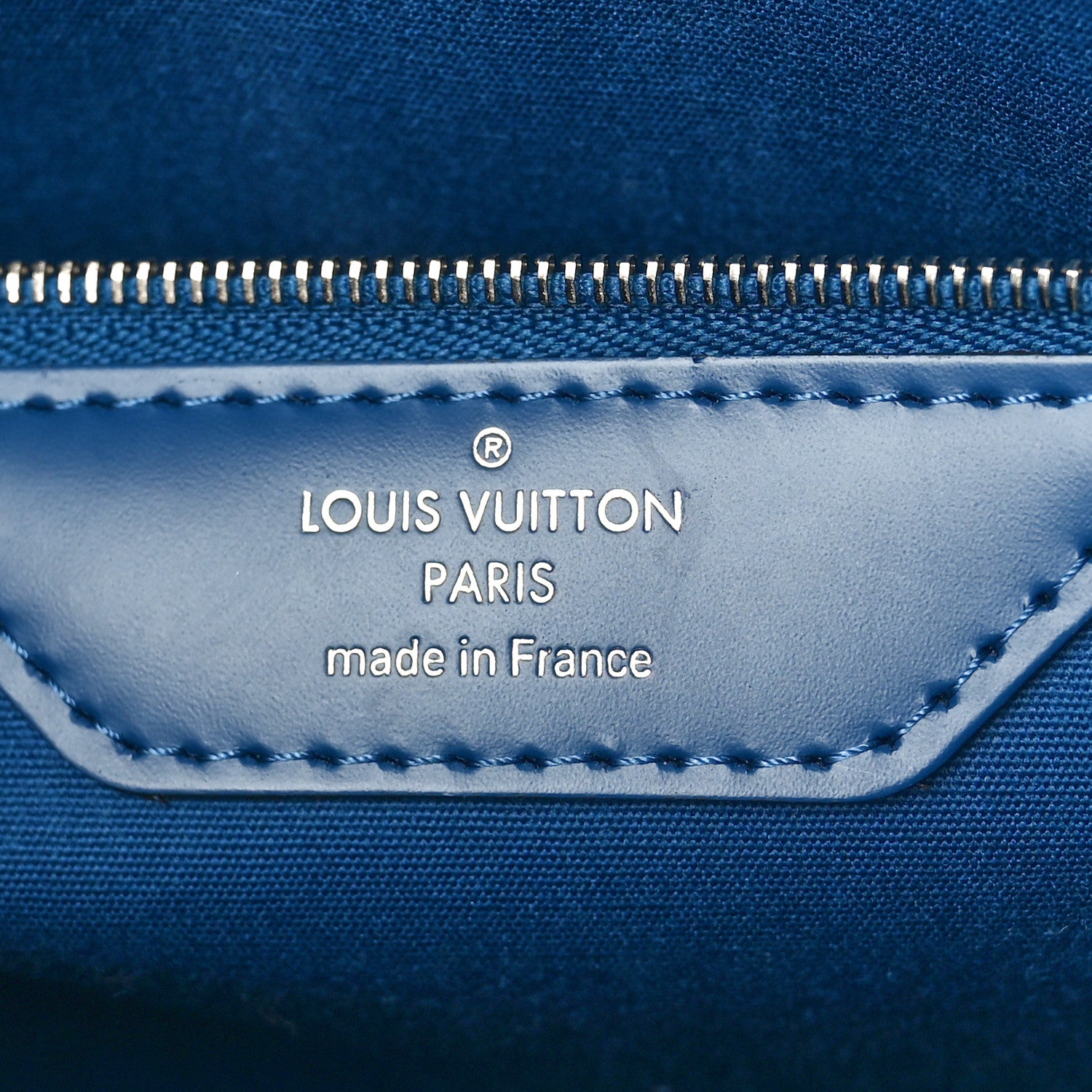 Louis Vuitton Epi Brea MM Saphir 6 of 10