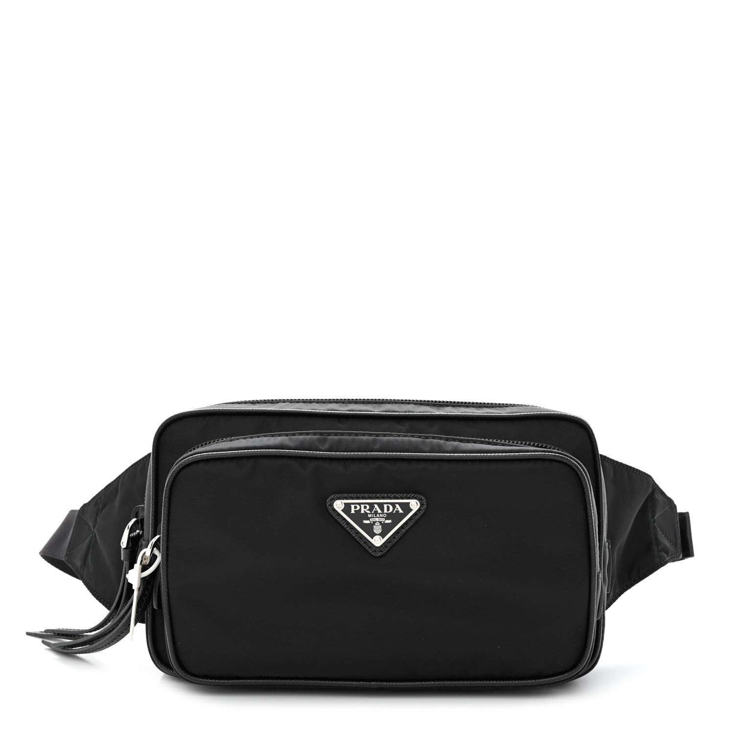 Prada Re-Nylon Saffiano Belt Bag L Black 1 of 13