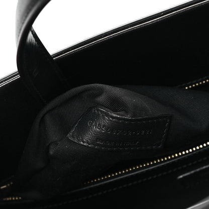 Saint Laurent Calfskin Small Manhattan Shopper Tote Black 7 of 11
