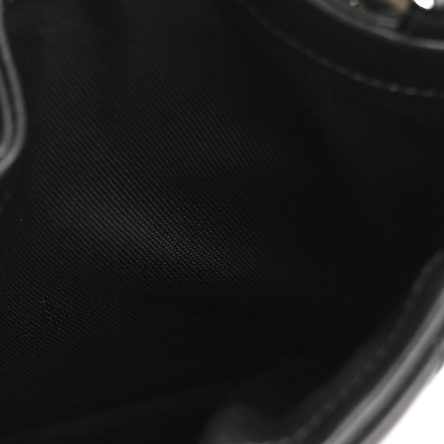 Chanel Lambskin Quilted Uniform Crossbody Bag Black 5 of 10