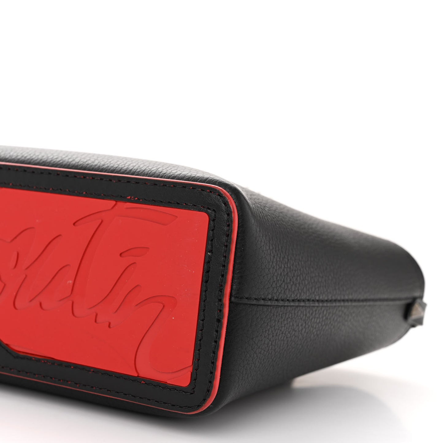 Calfskin Spikes Mini East West Cabata Tote Black