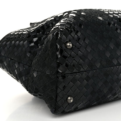Bottega Veneta Intrecciato Rugiada Vintaga Medium Shopper Black 11 of 13