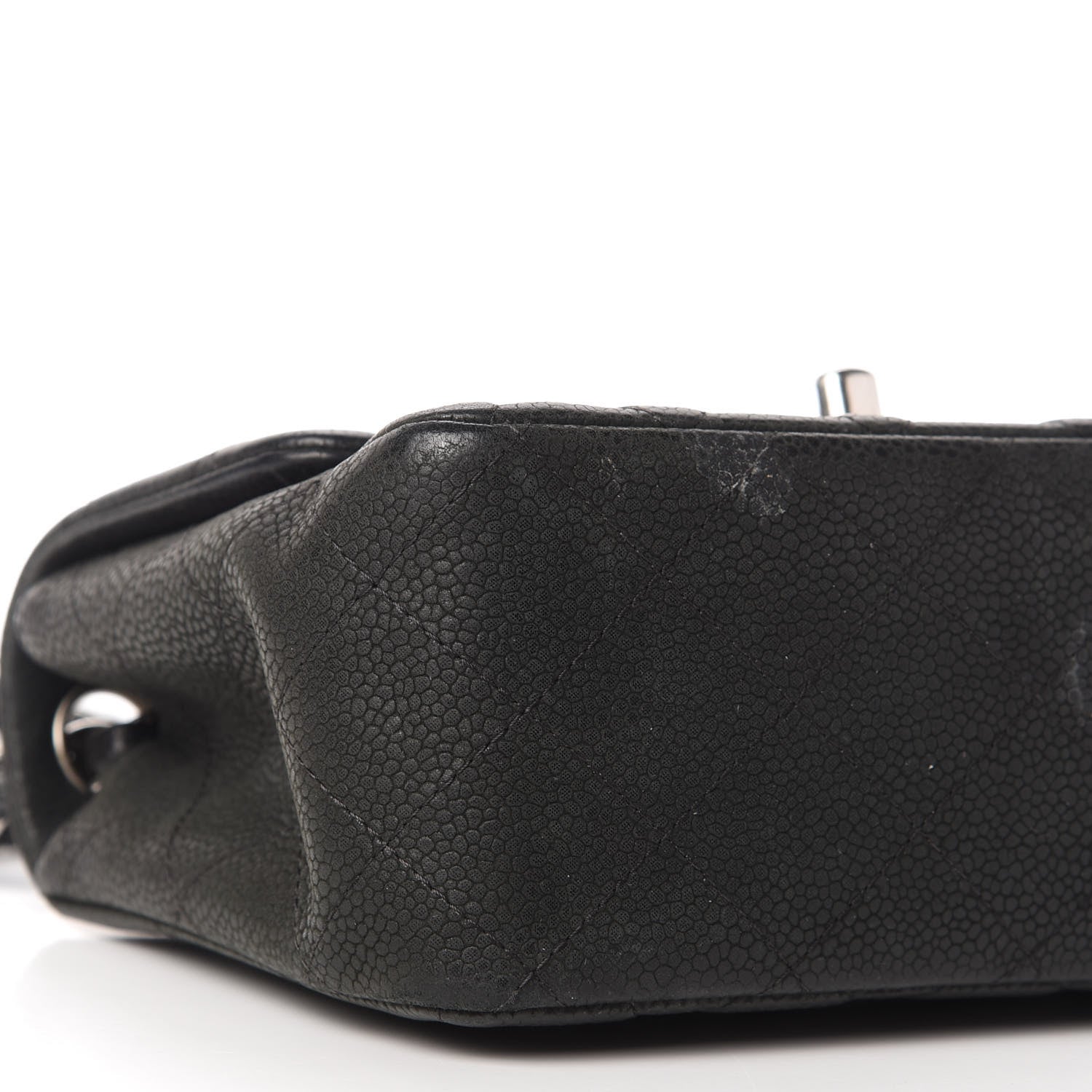Chanel Iridescent Caviar Quilted Mini Square Flap Black 6 of 14