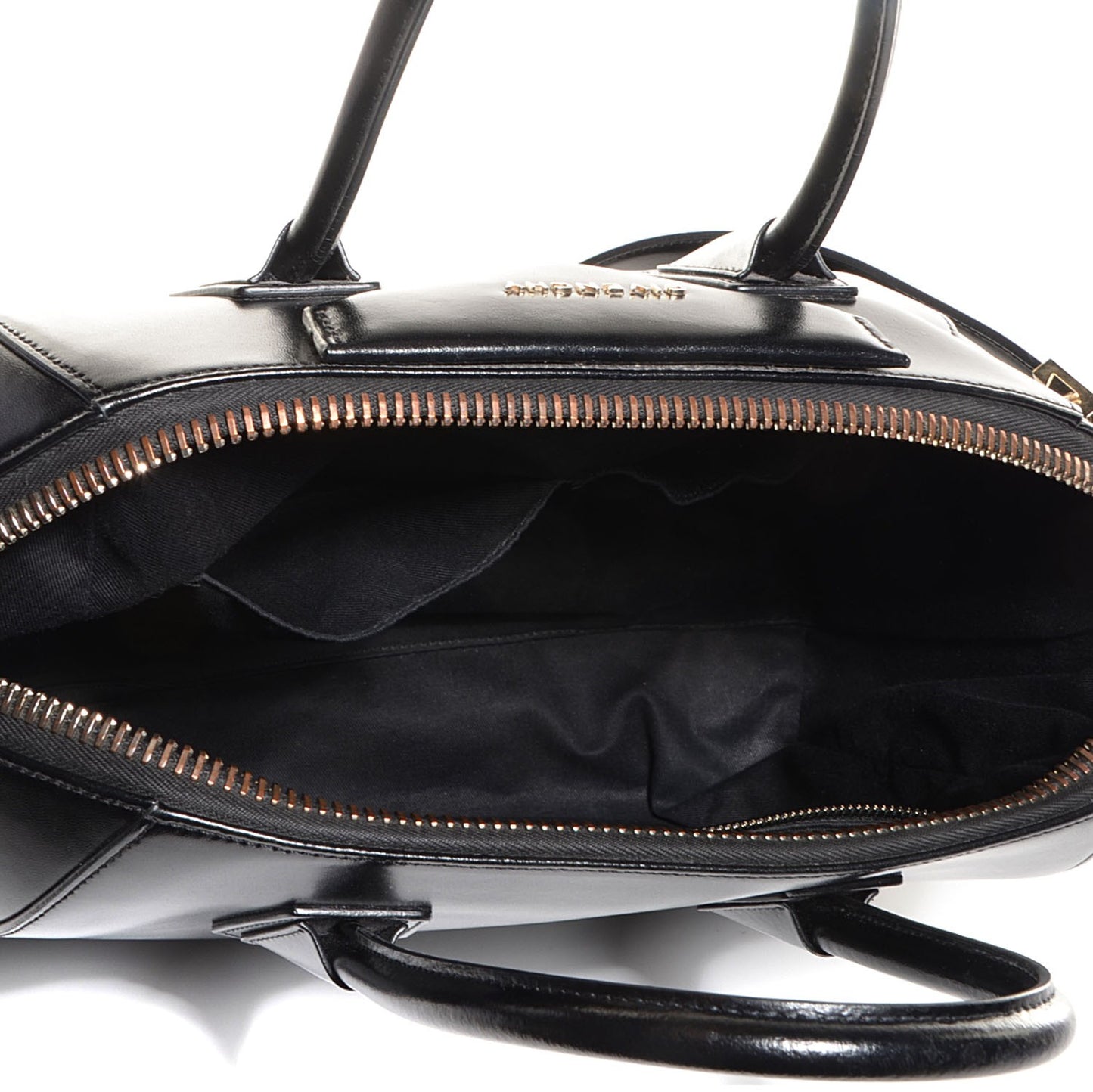 Shiny Lord Calfskin Medium Antigona Black