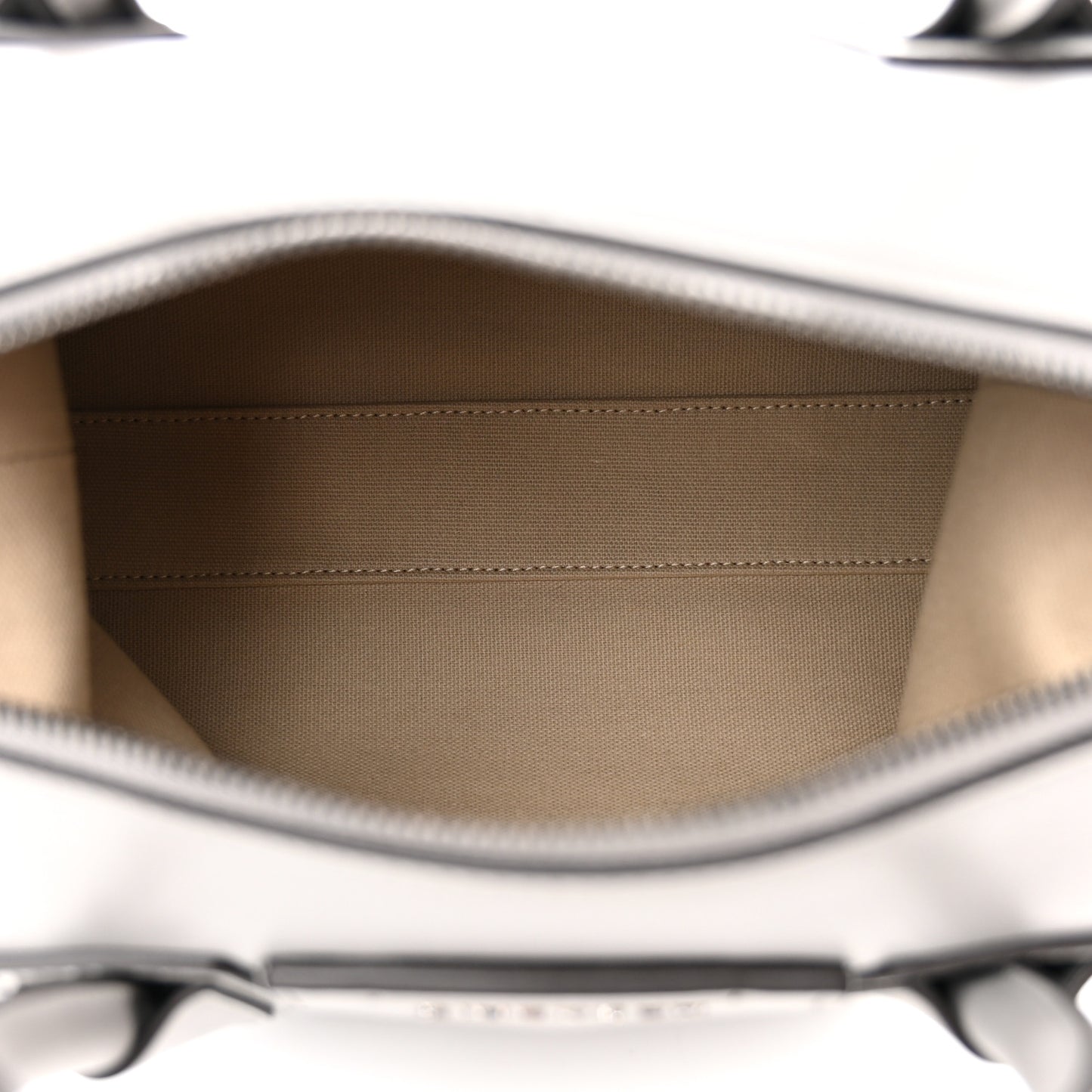 Calfskin Small Soft Antigona Pearl Grey