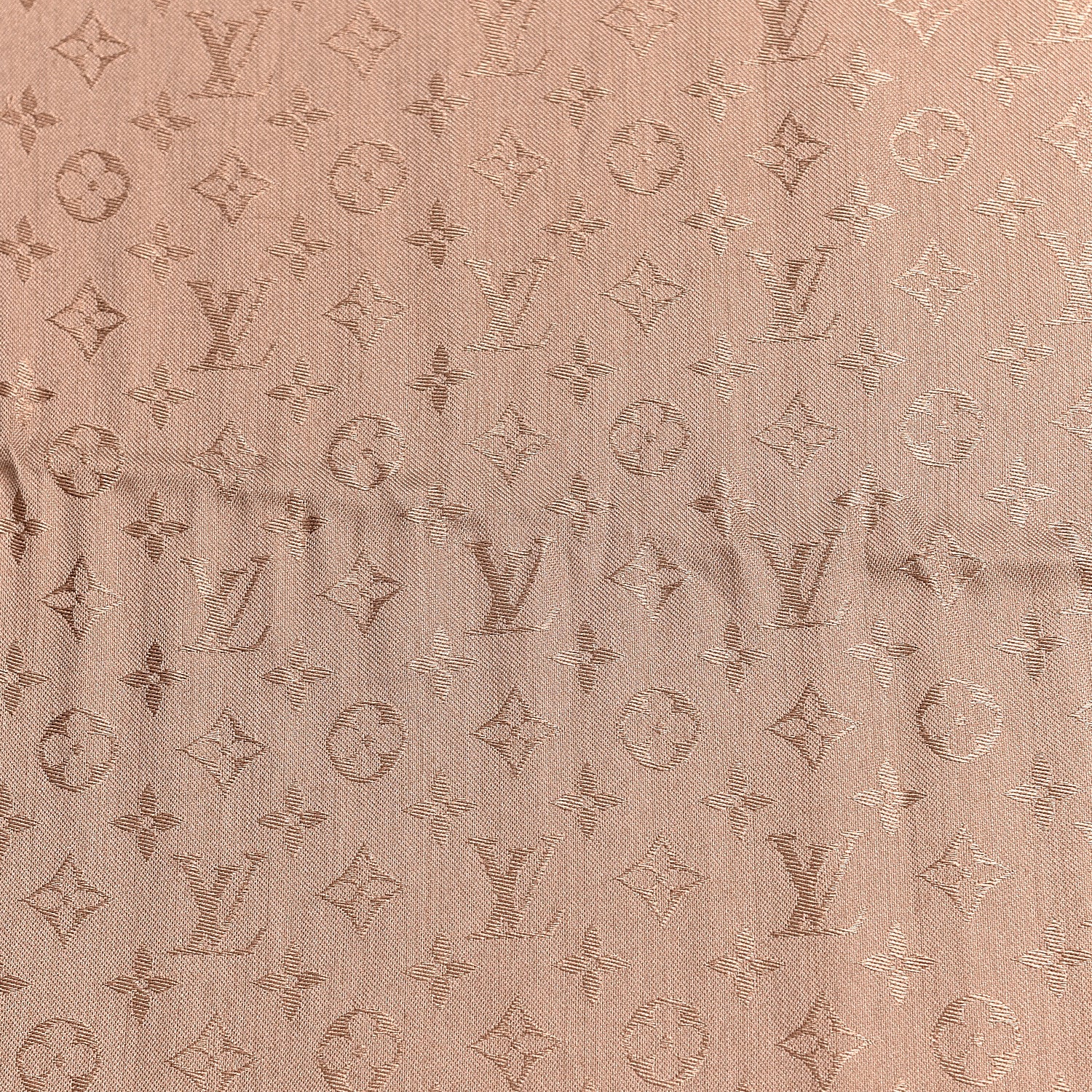 Louis Vuitton Silk Wool Monogram Shawl Dune 6 of 6