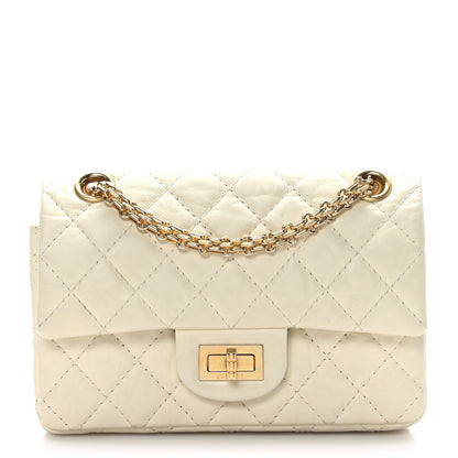 Chanel Aged Calfskin Quilted 2.55 Reissue 224 Flap White 1 of 10