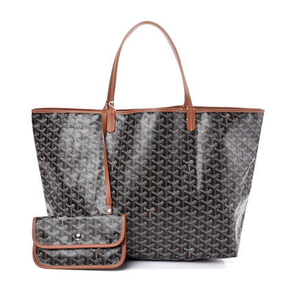 Goyard Goyardine Saint Louis GM Black Gold 1 of 8