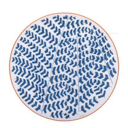 Hermes Porcelain A Walk in the Garden Dinner Plate Bleue 1 of 6