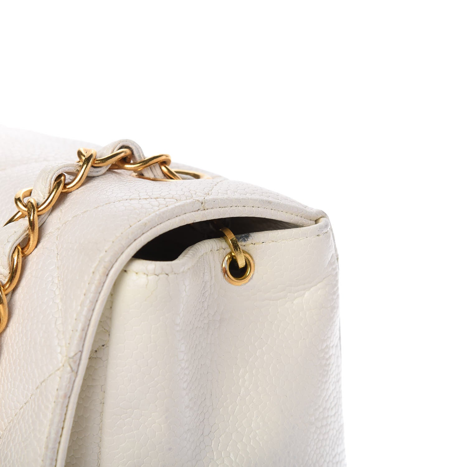 Chanel Caviar Quilted Small Flap White 15 of 15