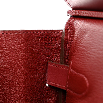Hermes Veau Jonathan Birkin 30 Rouge Vif 7 of 11