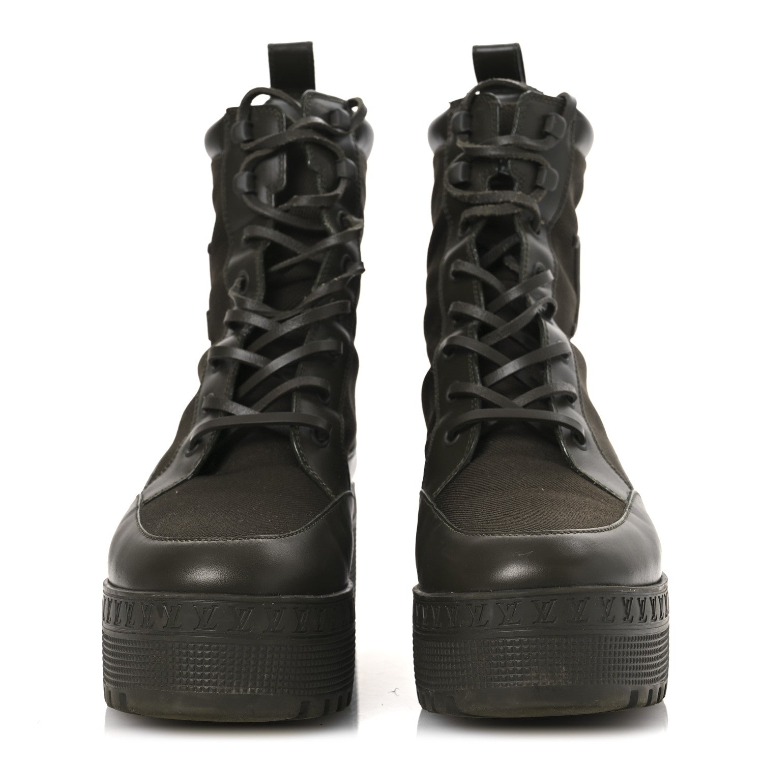 Louis Vuitton Laureate Platform Desert Boots 38 Green 3 of 12