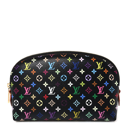 Louis Vuitton Monogram Multicolor Cosmetic Pouch Black Grenade 1 of 6
