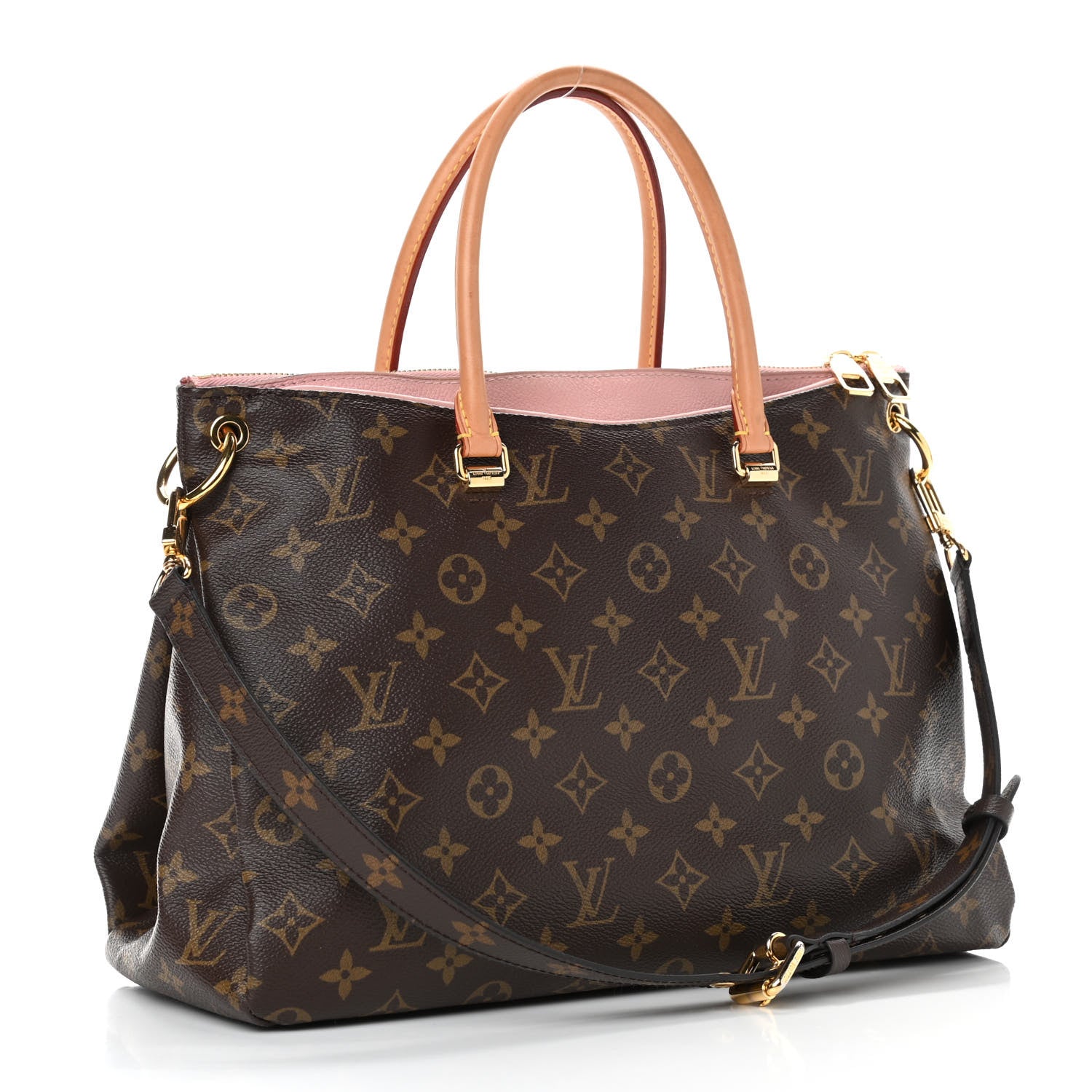 Louis Vuitton Monogram Pallas Rose Ballerine 2 of 13