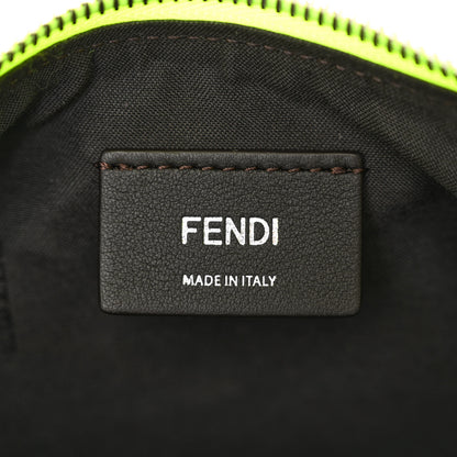 Fendi Vitello Grace Matte Small Fendigraphy Hobo Bag Neon Yellow 6 of 10