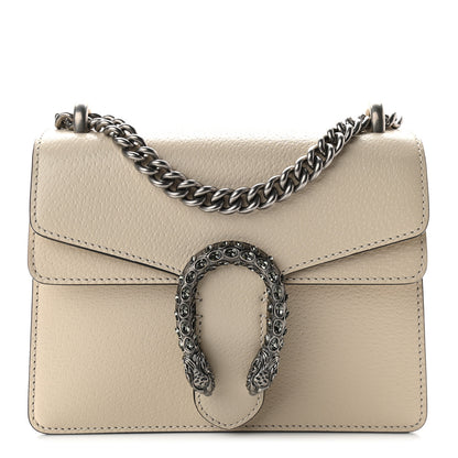 Gucci Textured Calfskin Crystal Mini Dionysus Shoulder Bag Mystic White 1 of 9