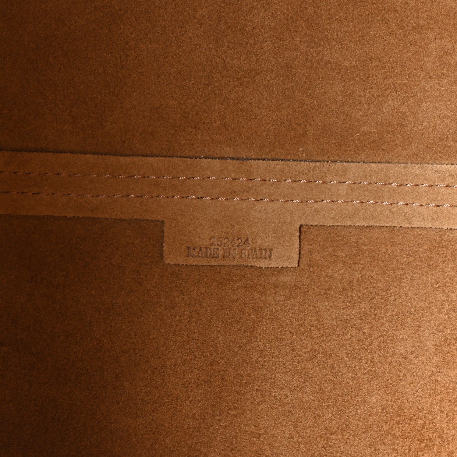 Loewe Shiny Calfskin Medium Puzzle Fold Tote Dark Khaki 7 of 10