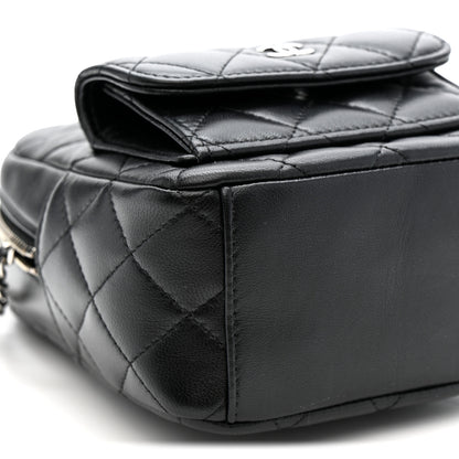 Chanel Lambskin Quilted CC Mini Classic Backpack Black 9 of 10