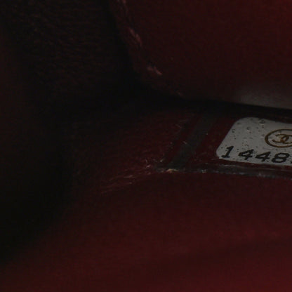 Chanel Glazed Crinkled Calfskin Flap Blue 7 of 9