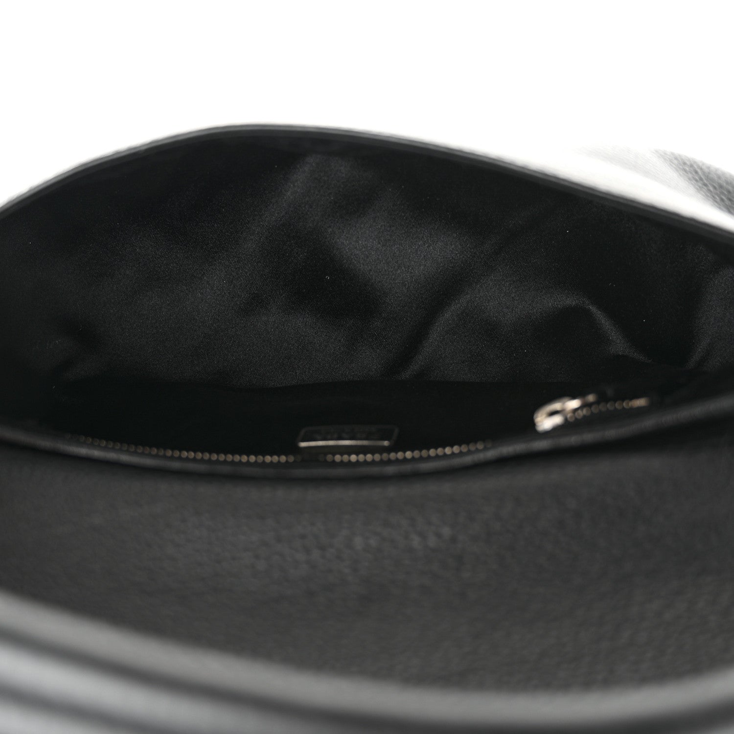 Prada Vitello Daino Swing Flap Shoulder Bag Black 5 of 13