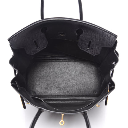 Hermes Togo Birkin 30 Black 7 of 30