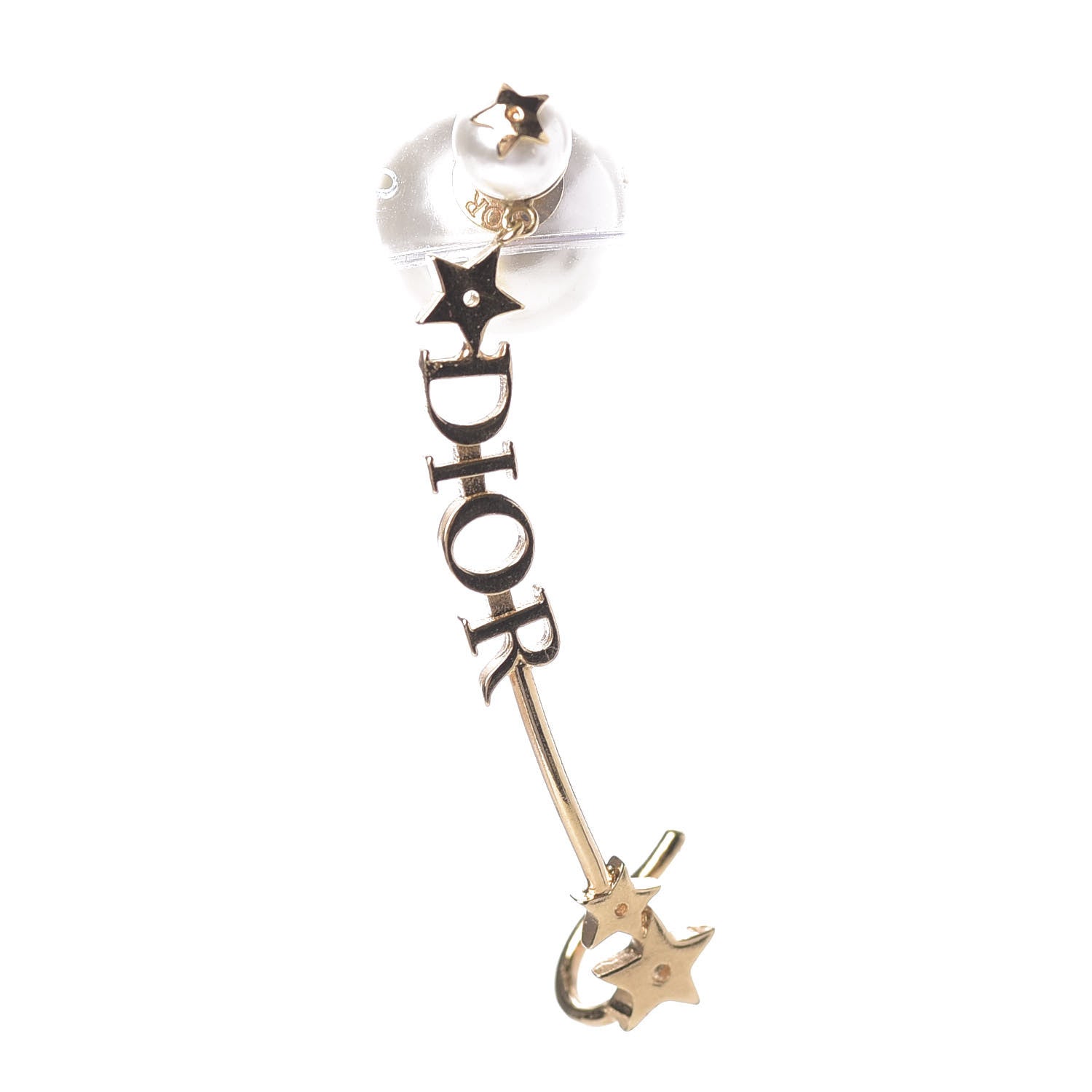 Christian Dior Pearl Star Earring Gold 3 of 5