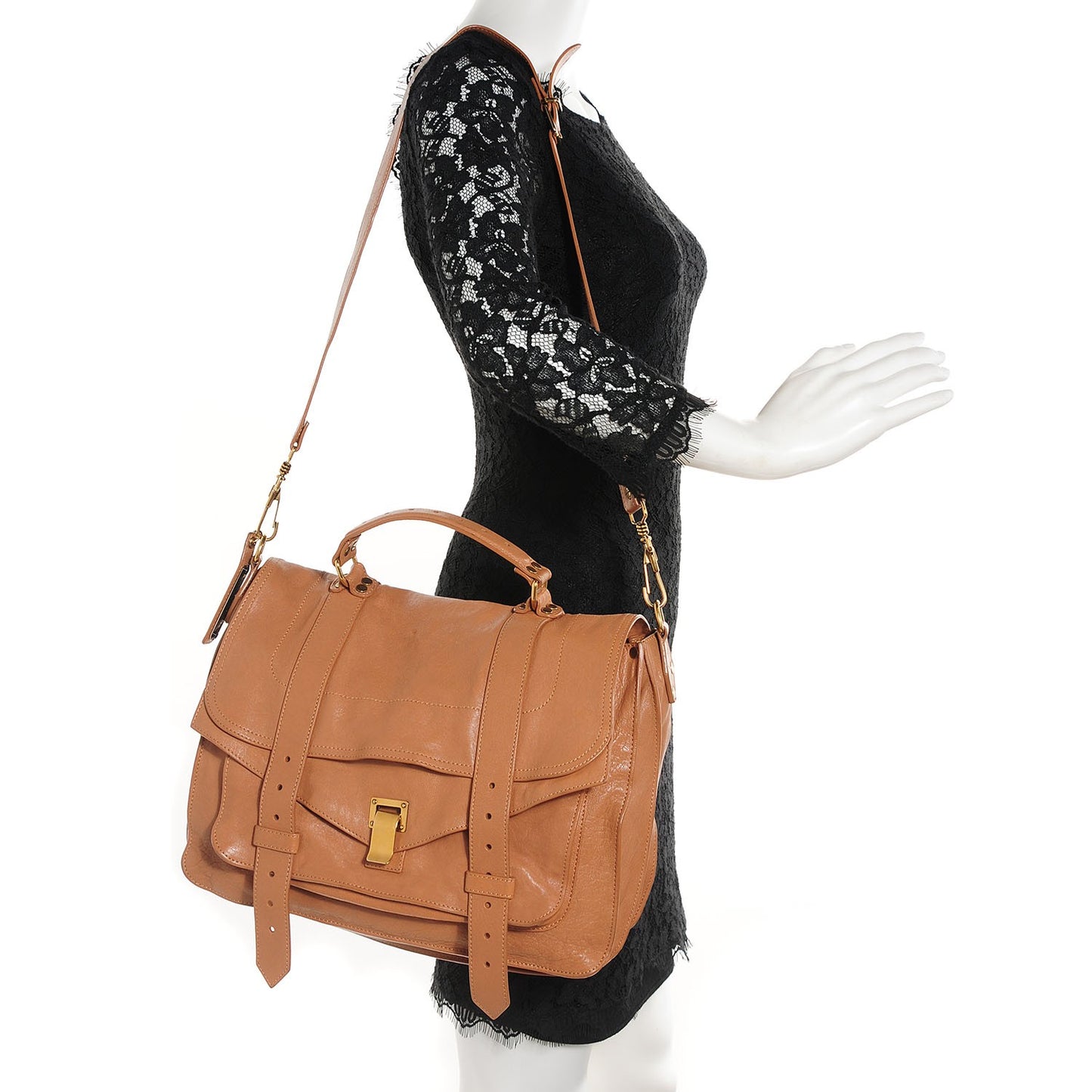 Lambskin Large PS1 Satchel Birch