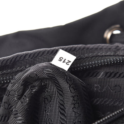 Prada Tessuto Nylon Saffiano Medium Backpack Black 8 of 12