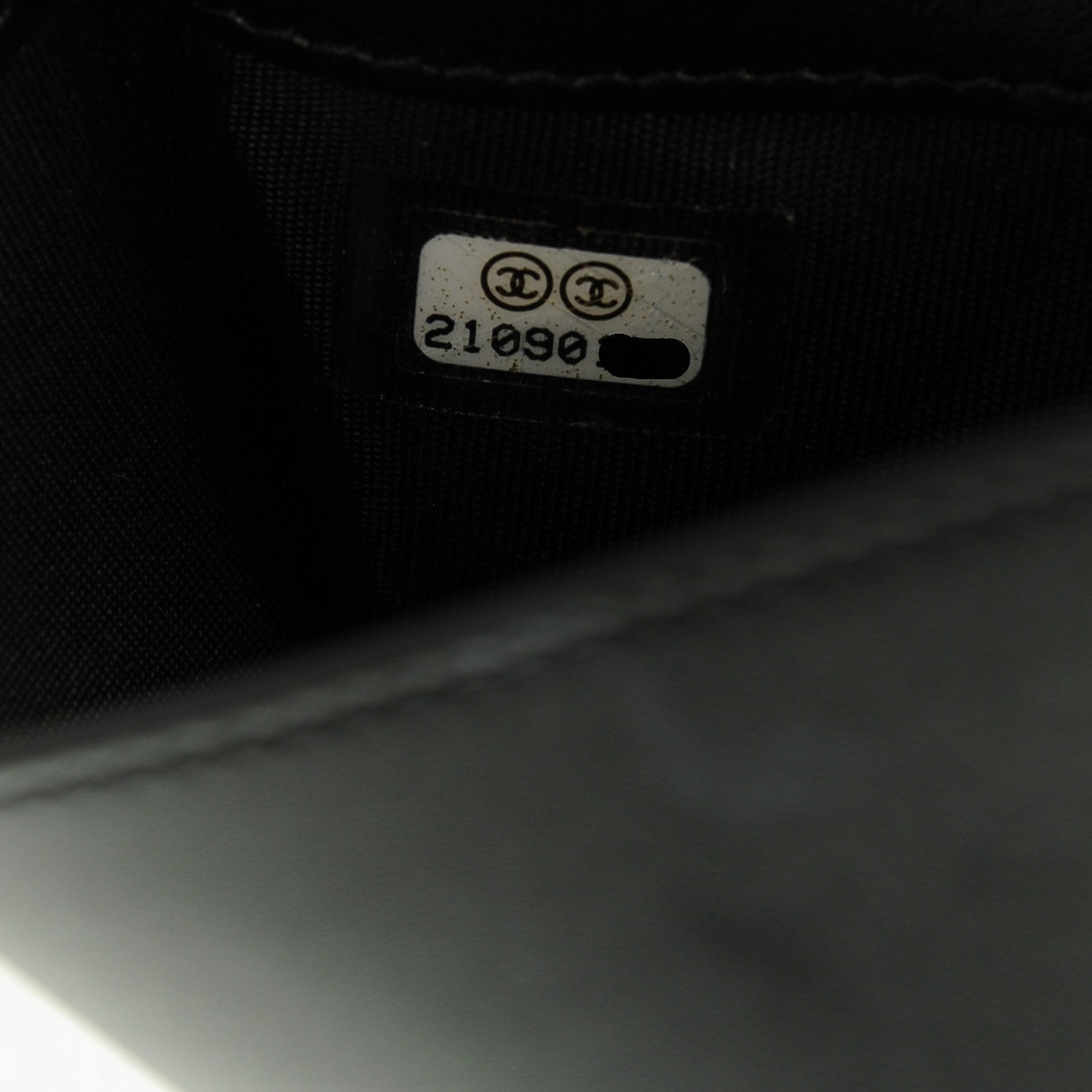 Chanel Caviar Timeless CC Yen Wallet Black 7 of 8