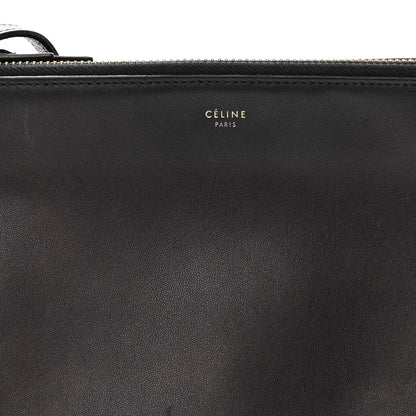 Celine Lambskin Small Trio Crossbody Bag Black 7 of 11
