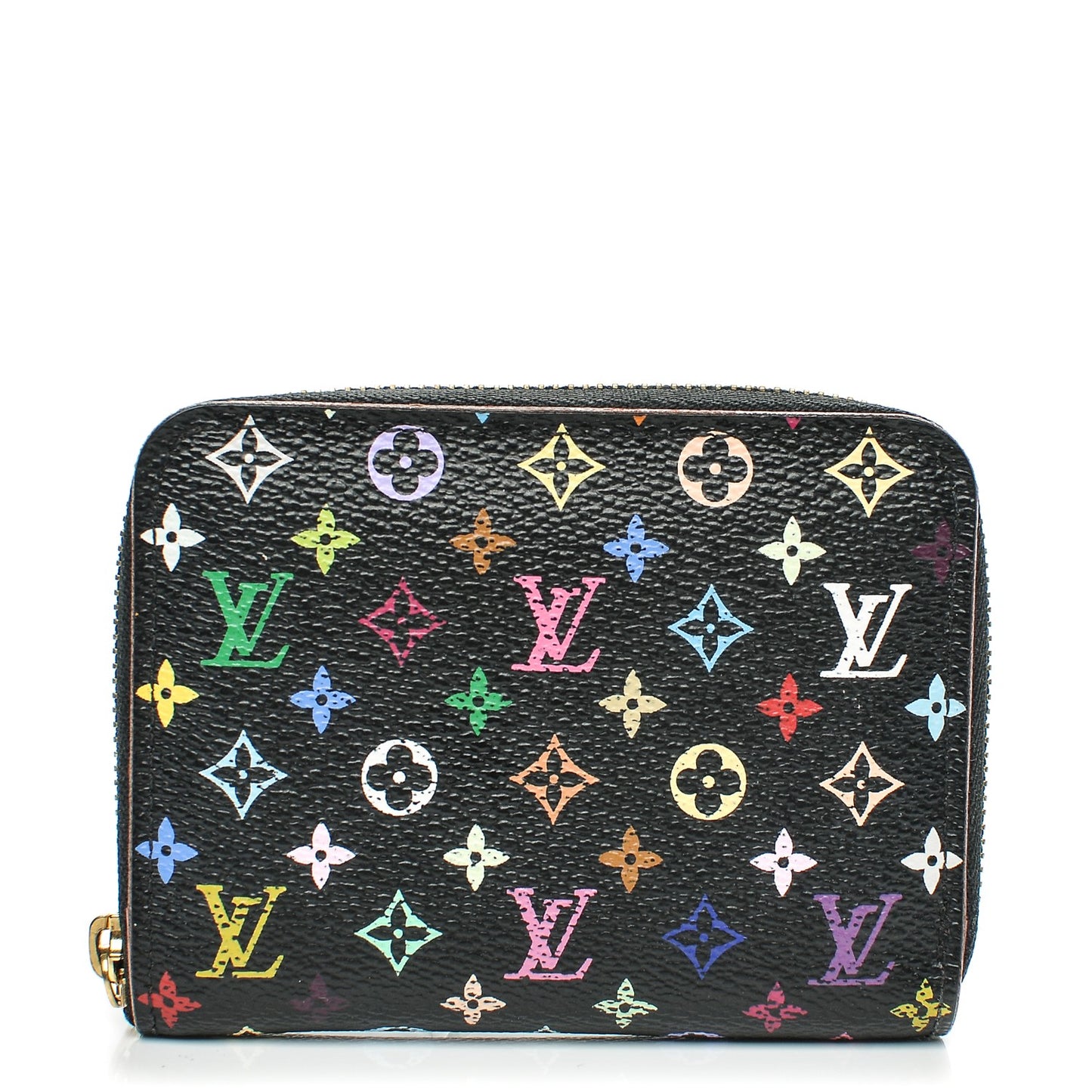 Monogram Multicolor Zippy Coin Purse Black Grenade