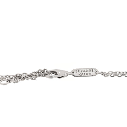 Suzanne Kalan 18K White Gold Diamond Classic Bar Bracelet 3 of 3