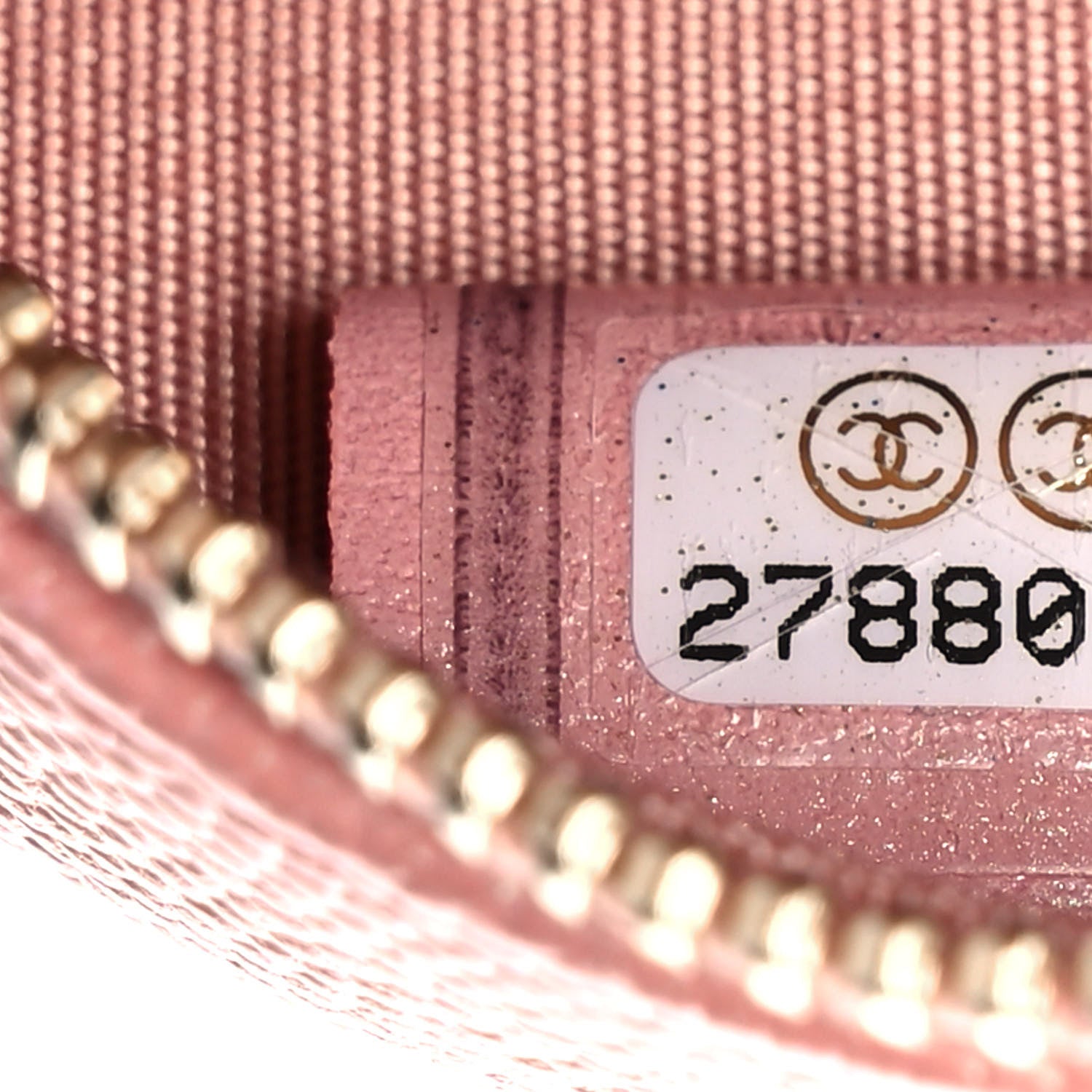 Chanel Iridescent Caviar Resin Quilted Round Clutch With Chain Pink 7 of 11